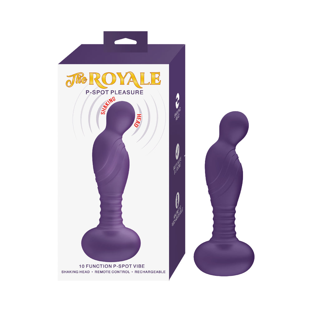 The Royale P-Spot Pleasure Vibrator - Purple